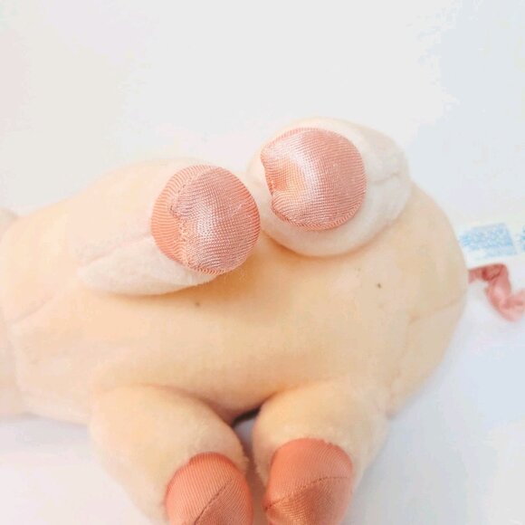 Vtg 1995 PLAYSKOOL Babe the Gallant Pig Pink Plush Hasbro Stuffed Toy 27901 - Picture 7 of 8